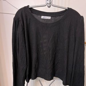 Black long sleeve sweater